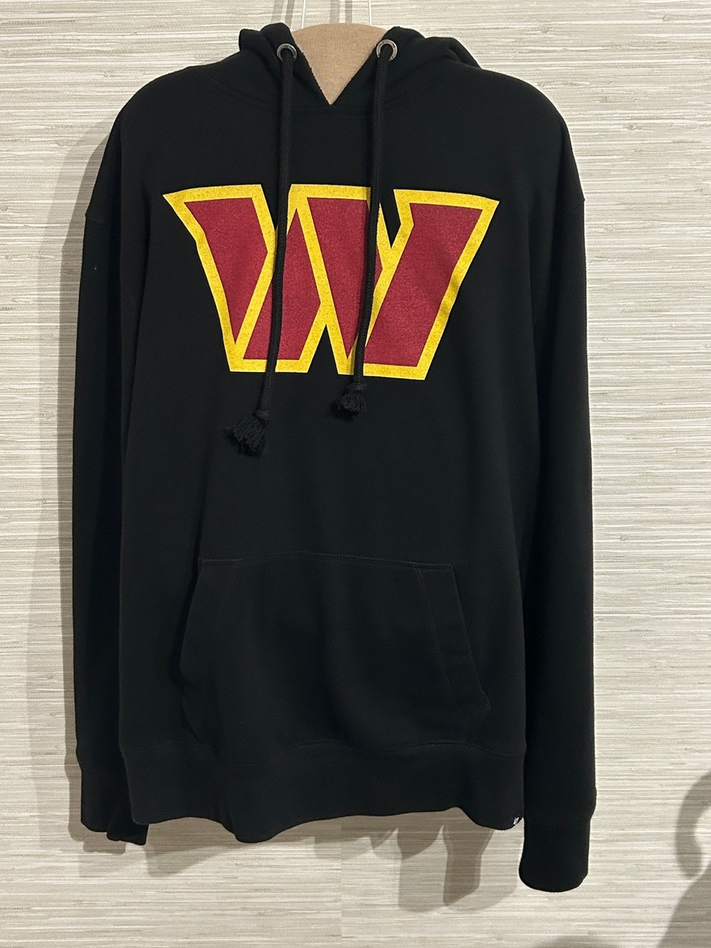 ’47  Brand Washington Commanders Hoodie XXL Black W Logo Imprint Headline